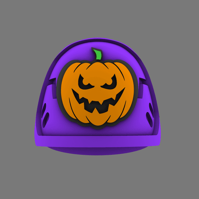 Pumpkin Lords V7 Heart Shoulder Pads