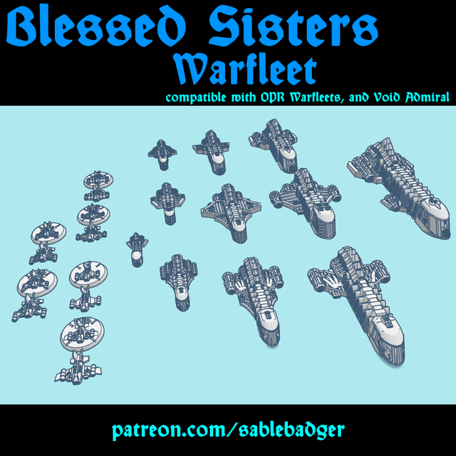 OPR - Warfleets - Blessed Sisters Fleet