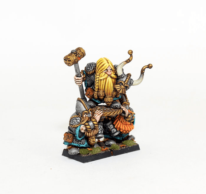 Dwarf Lord on shield