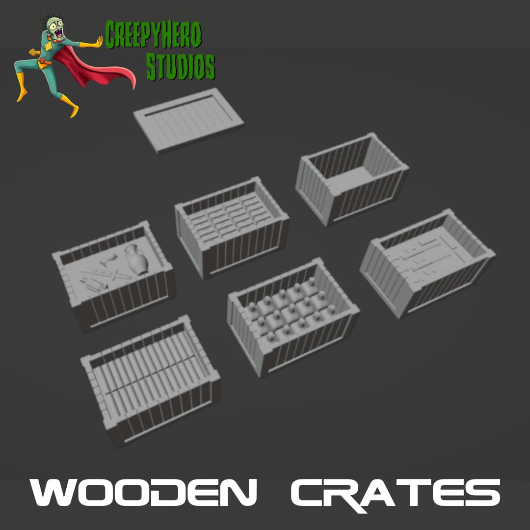 Pulp Wooden Crates