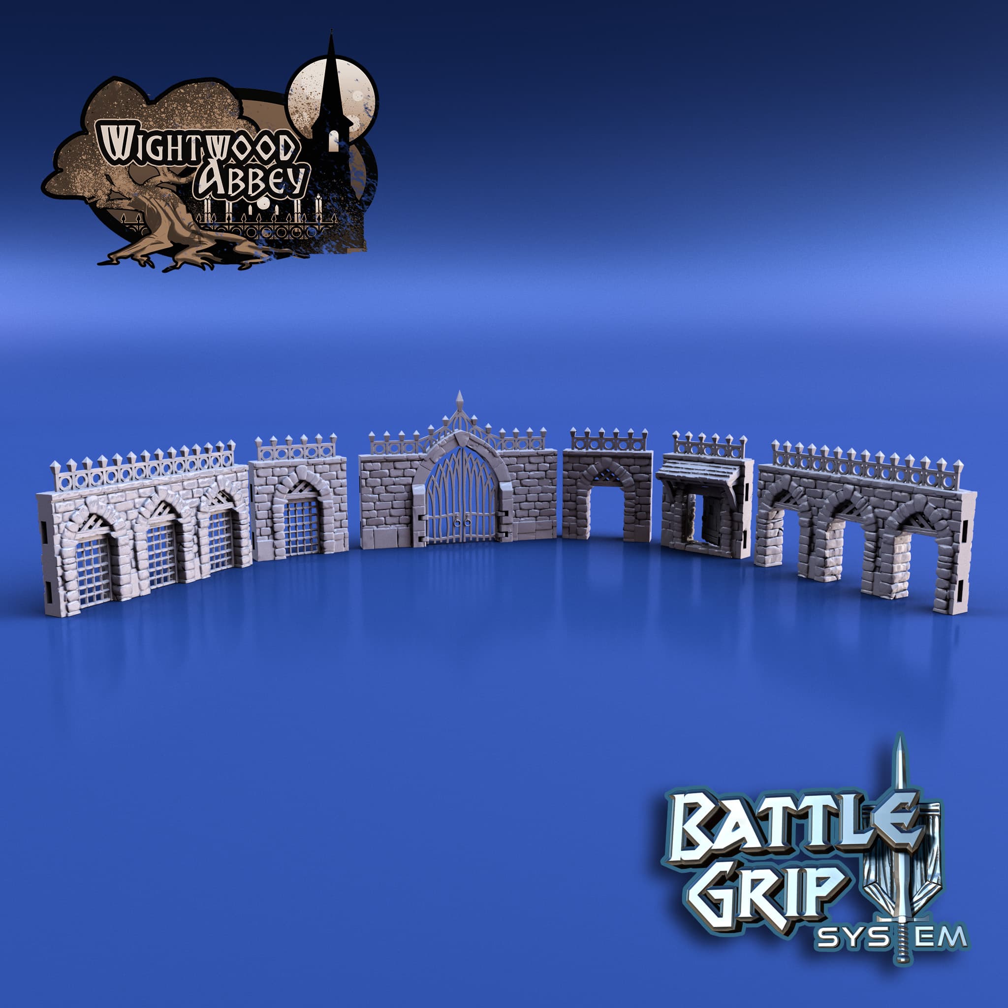 Medieval Modular Walls – Doors and Arches Expansion set