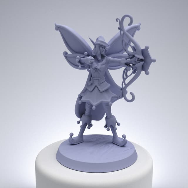 Christmas elf archer ( 2 Versions)