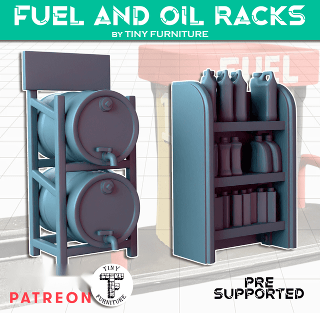 Fuel and oil racks