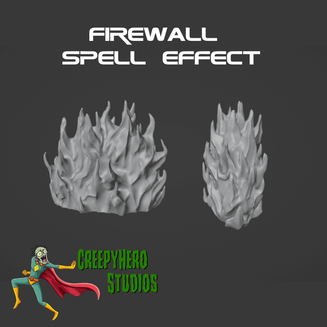 Fantasy Spell Effect: Fire Wall