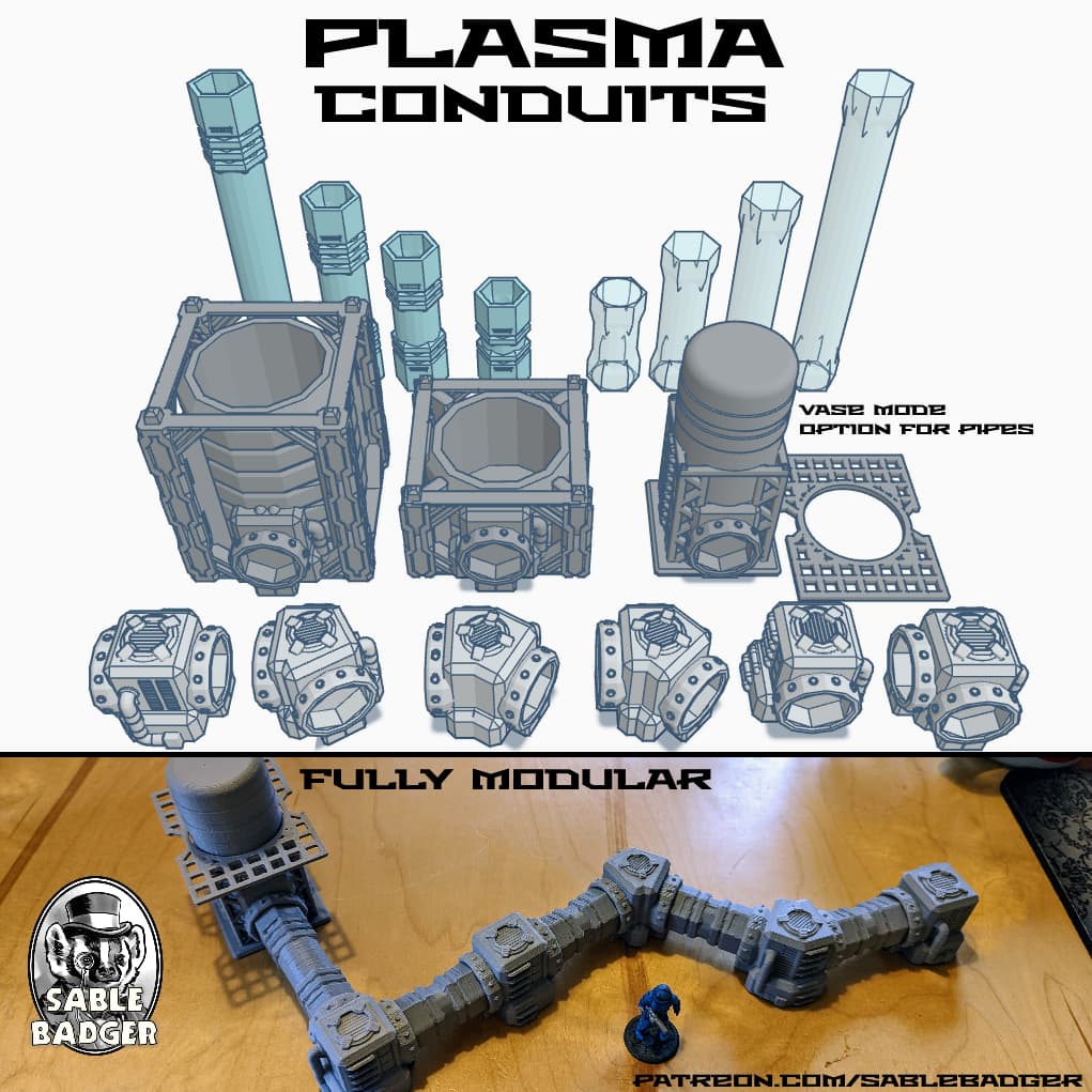 Sci Fi Terrain - Plasma Conduits