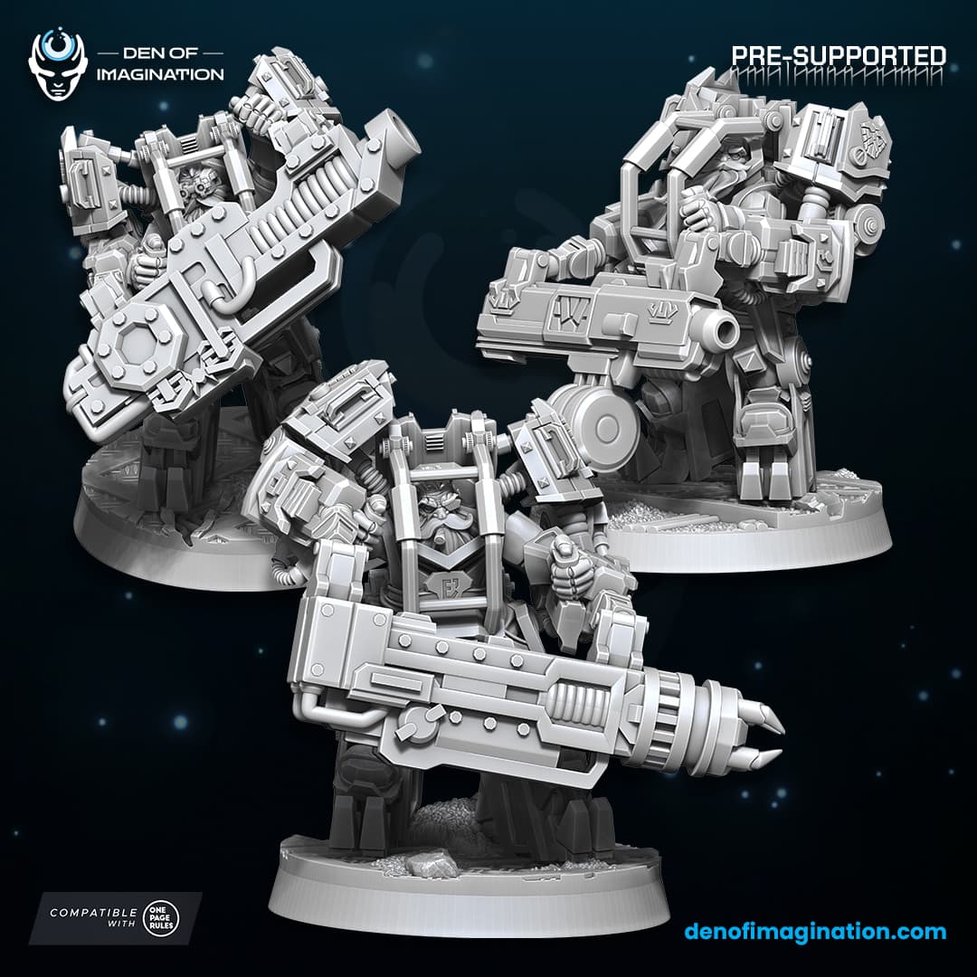 Space Dwarfs - Exosuits Stone Crushers Unit