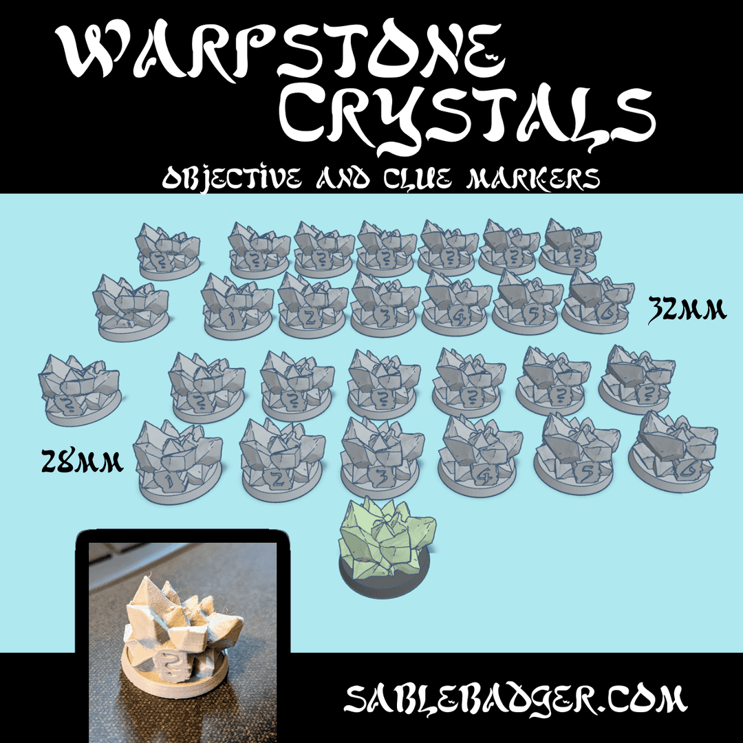 Objective Markers - Warp Crystals