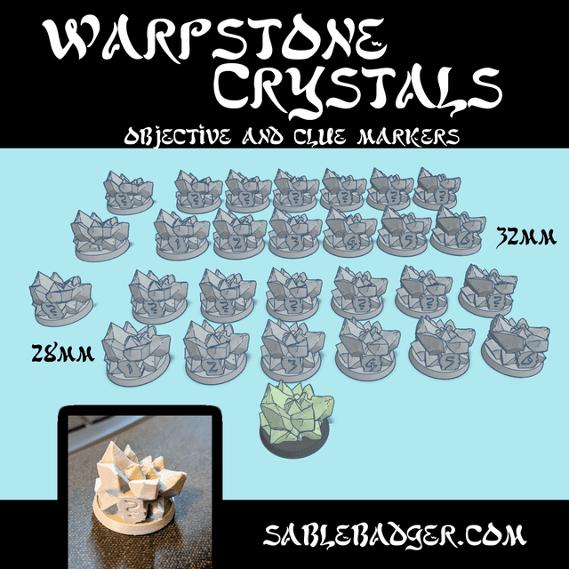 Objective Markers - Warp Crystals