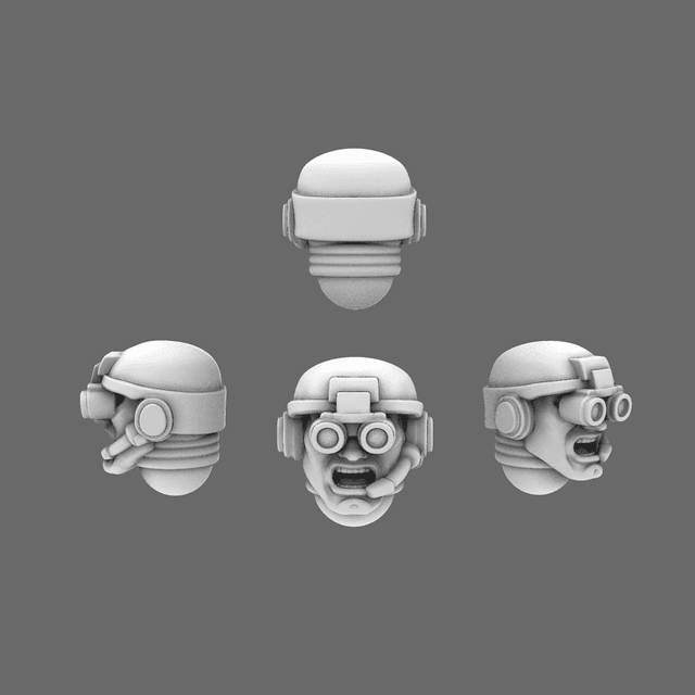 Space Knights Extraction Team Heads