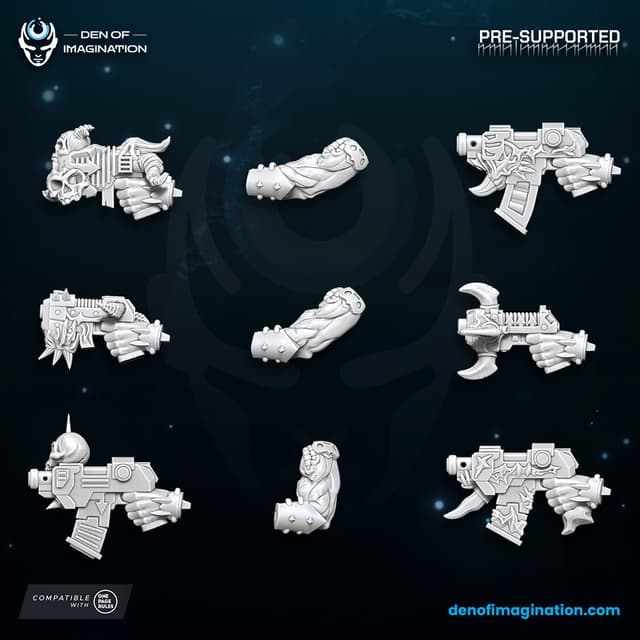 Chaos Wrath - Savage Gladiator Pistols set