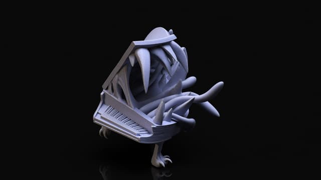 Piano and mimic piano