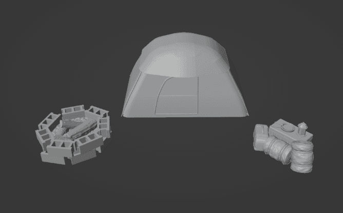 Modern Campsite Set