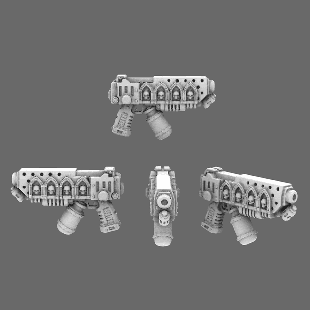 Crusader Knights Incinerator Pistols NOHAND