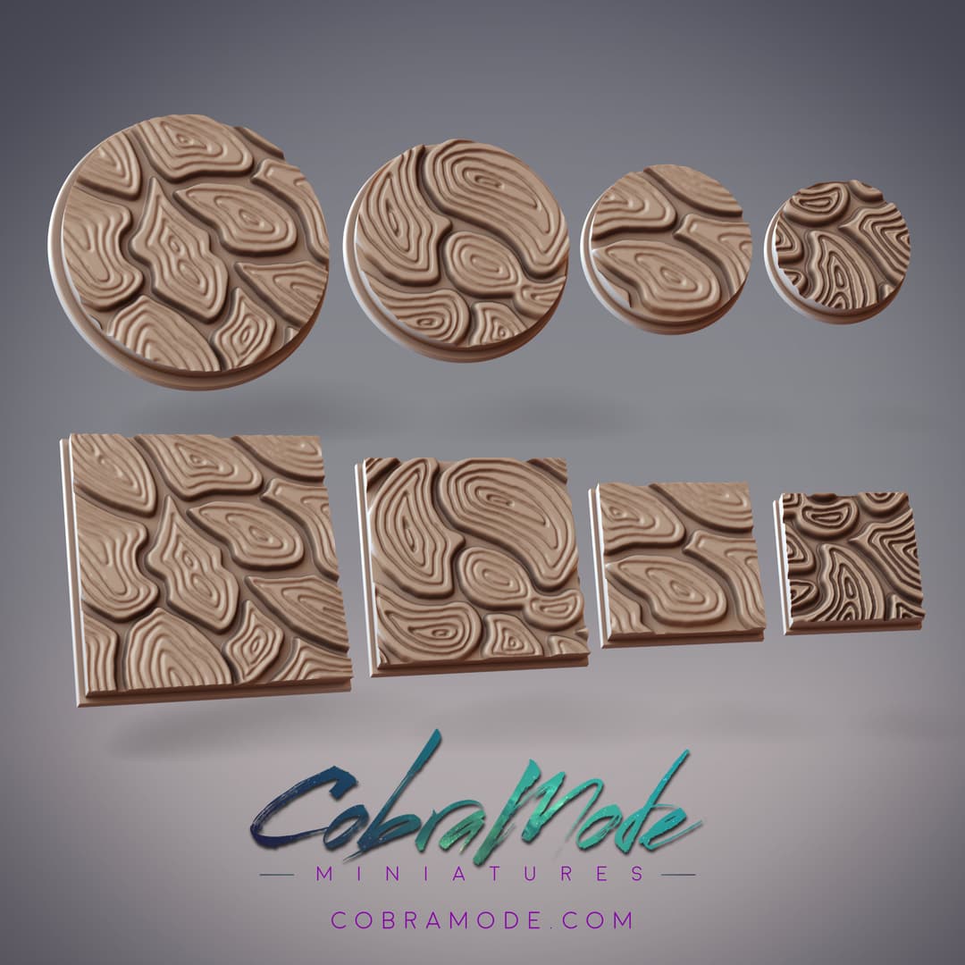 Crosscut Plant Base Pack (8pcs) - Round and Square Versions