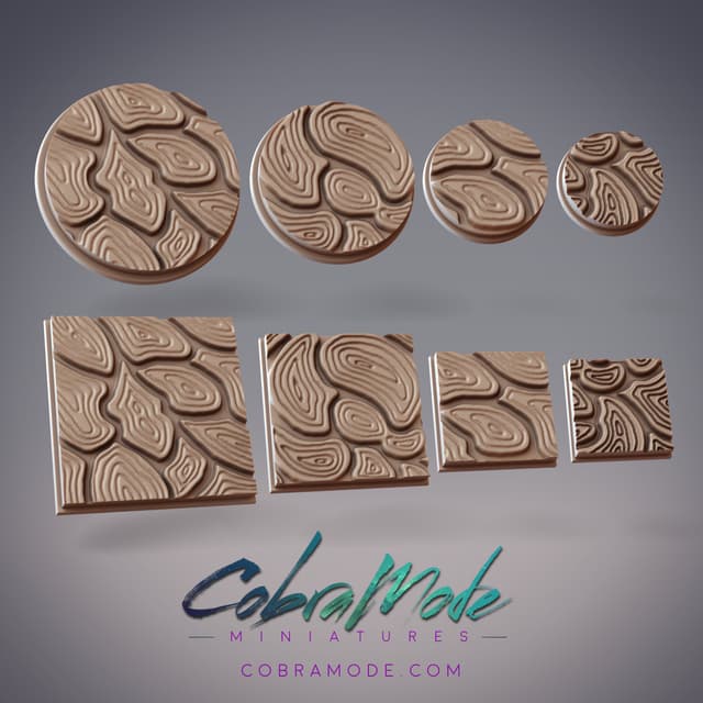 Crosscut Plant Base Pack (8pcs) - Round and Square Versions