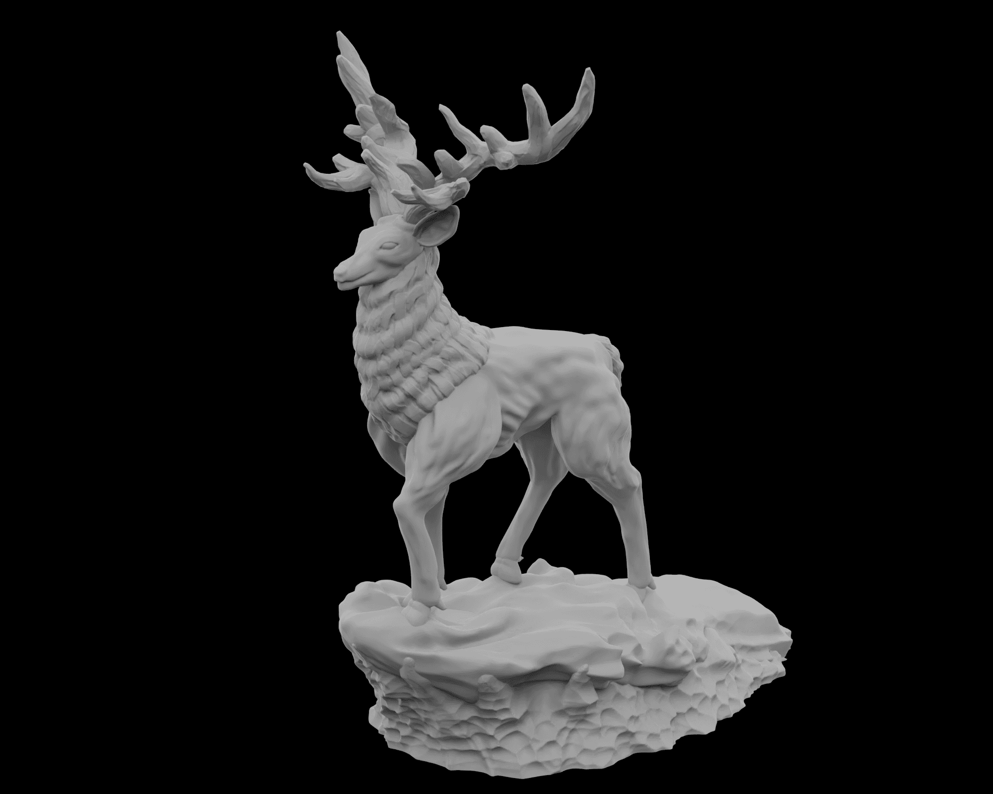 Elf - Rider - Stag - V0 - by STF_CSC