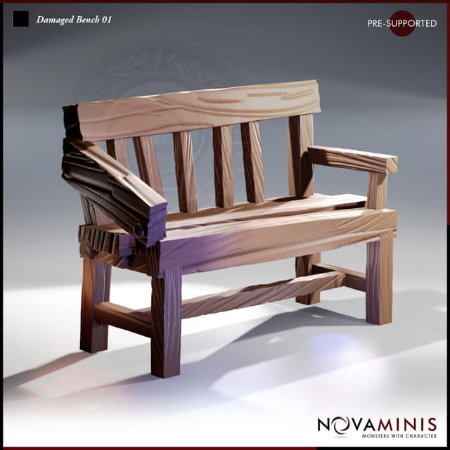 Damaged Bench 01