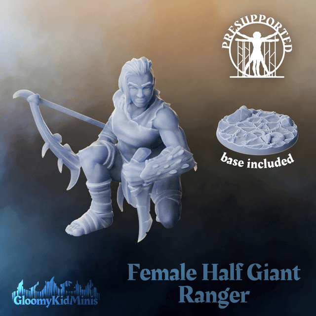 Female Half-Giant Ranger