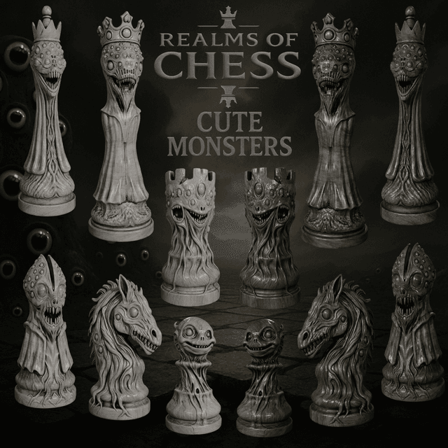 Realms of Chess: Cute Monsters