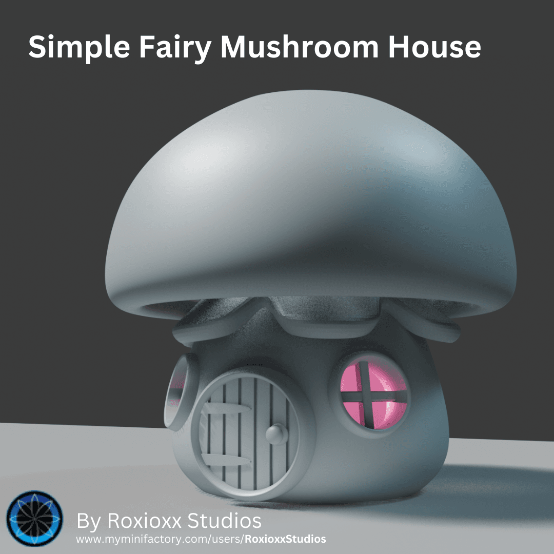 Simple Fairy Mushroom House 