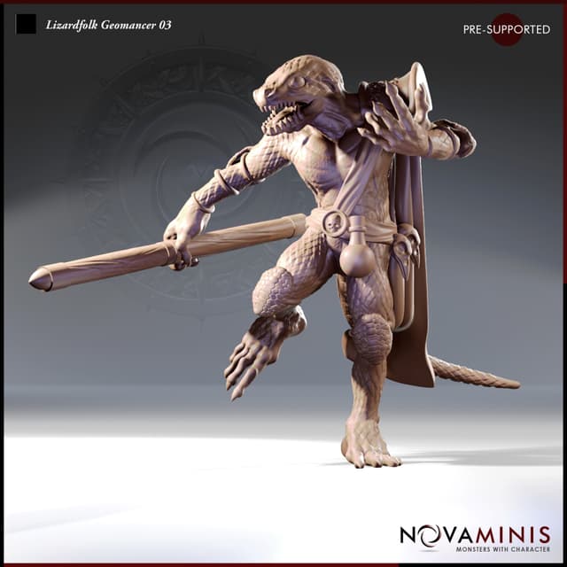 Lizardfolk Geomancer 03