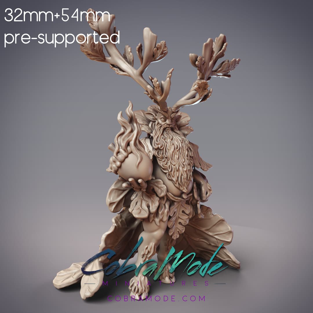 Elven Oakfather - Torramhan, Ciorcal Druid (Pre-supported)