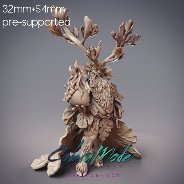 Elven Oakfather - Torramhan, Ciorcal Druid (Pre-supported)