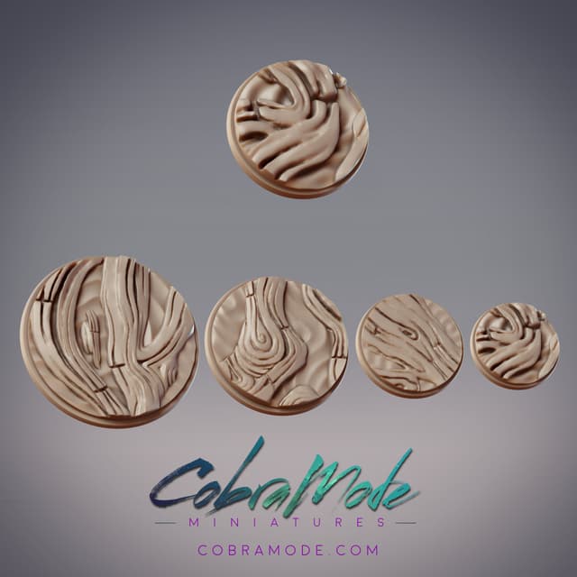 Wood Texture Base Pack (4pcs)