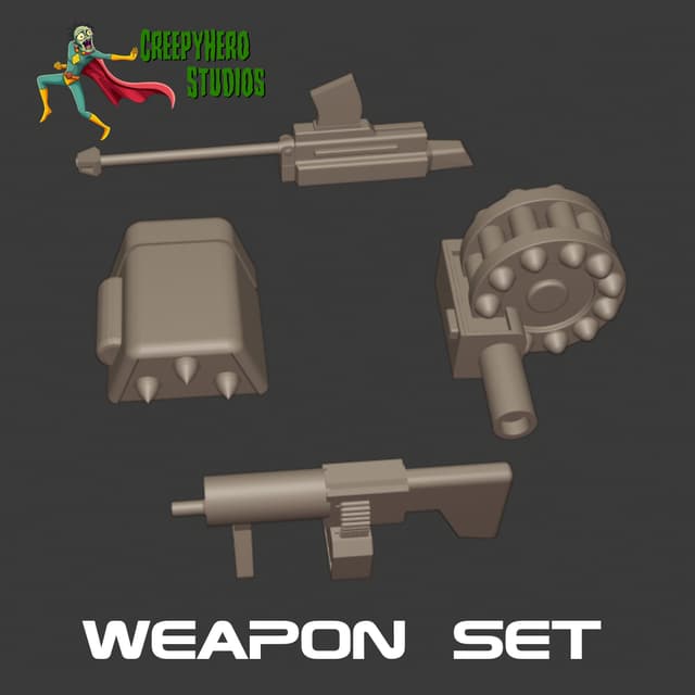 Gaslands Weapon Set