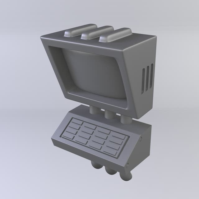 Wall-mount computer console