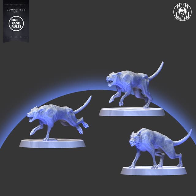 Hunter Dogs (3 miniatures)