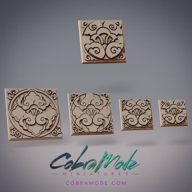 FengYun Emblem Square Base Pack (4pcs)