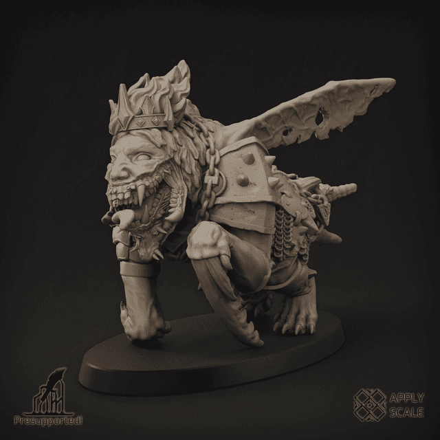 Hellborn Beast 2 (heretics, wargaming, dnd, tabletop, trooper, warrior, demon, beast) - Grimdark Insectoid Monster