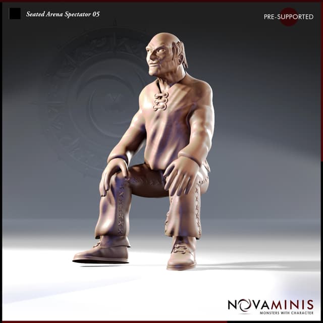 Seated Arena Spectator 05