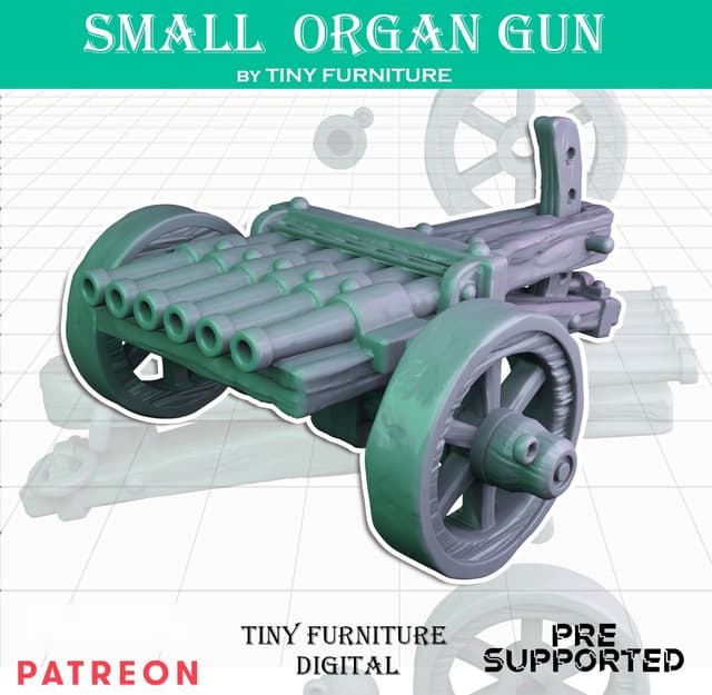 Small Organ Gun (Medieval Artillery)