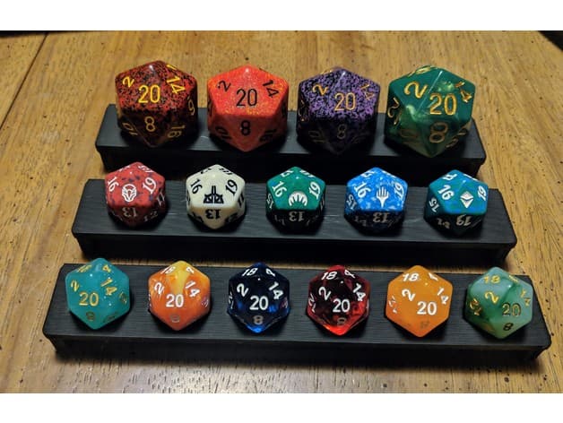 Modular Dice Display Shelves
