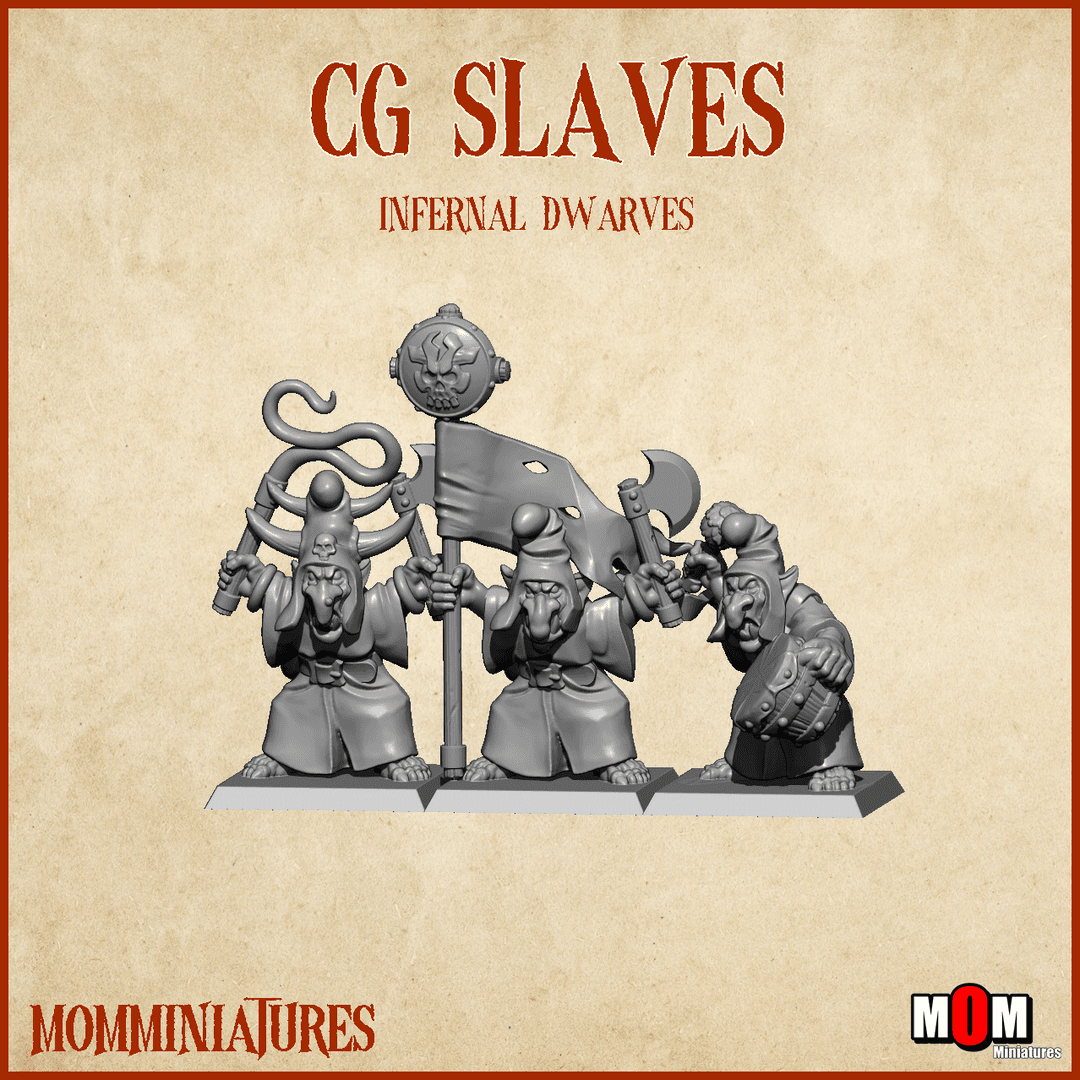 CG Slaves (Old Infernal Dwarves)