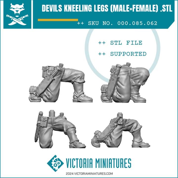 Devils Kneeling Legs (Male+Female)