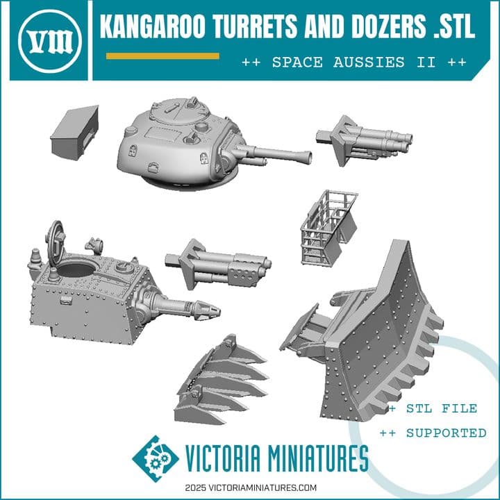 Kangaroo APC Turrets and Dozers