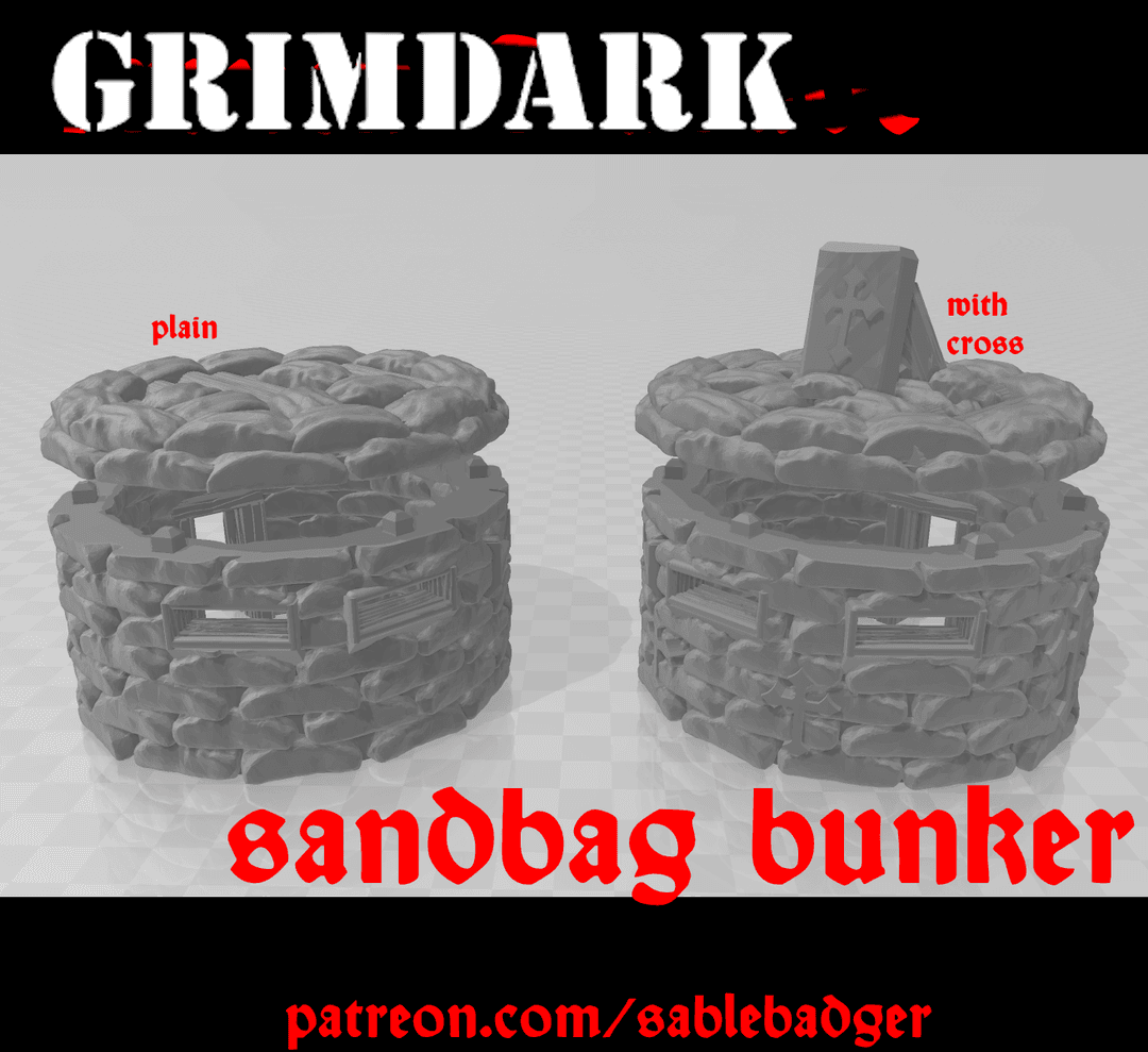 Grimdark - Sandbag Bunkers