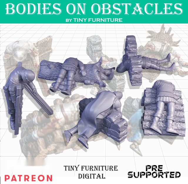 Bodies on obstacles (Harvest of War)