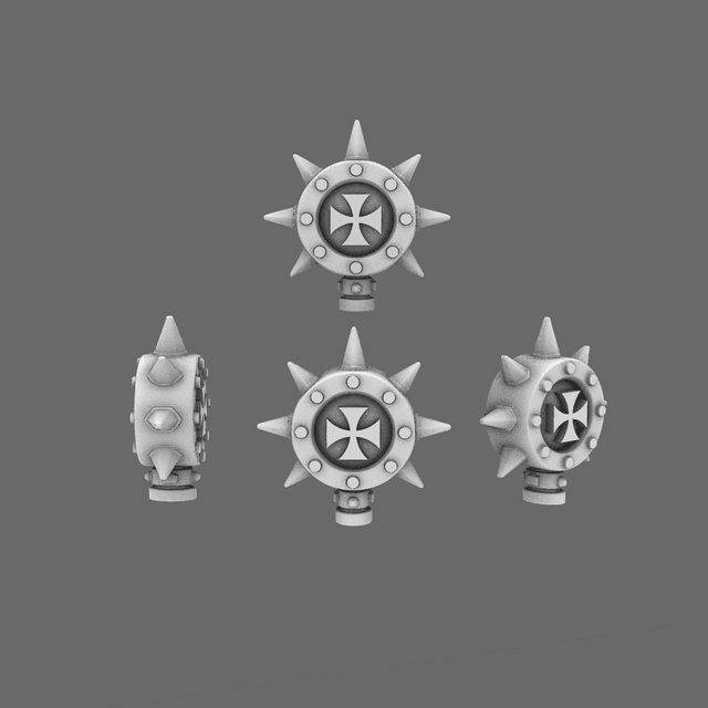 Crusader Knights Back Pack Toppers - Icon Relics
