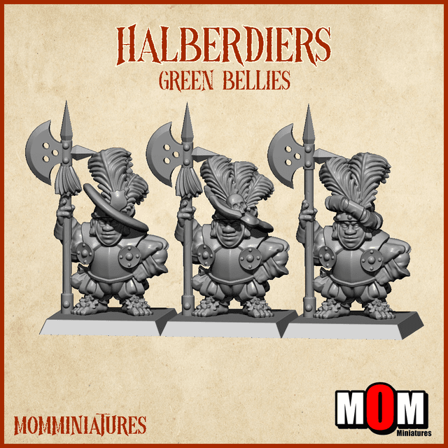 Halberdiers (Green Bellies)