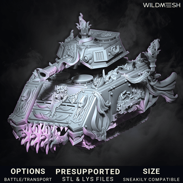 Chaos Excess - Battle Tank/Transporter Bundle Multipart Set