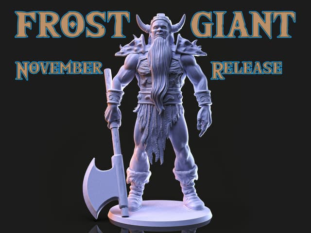 Frost Giant, 2 Versions & Poses