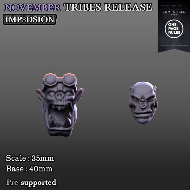 Orkuz heads, 2 Units