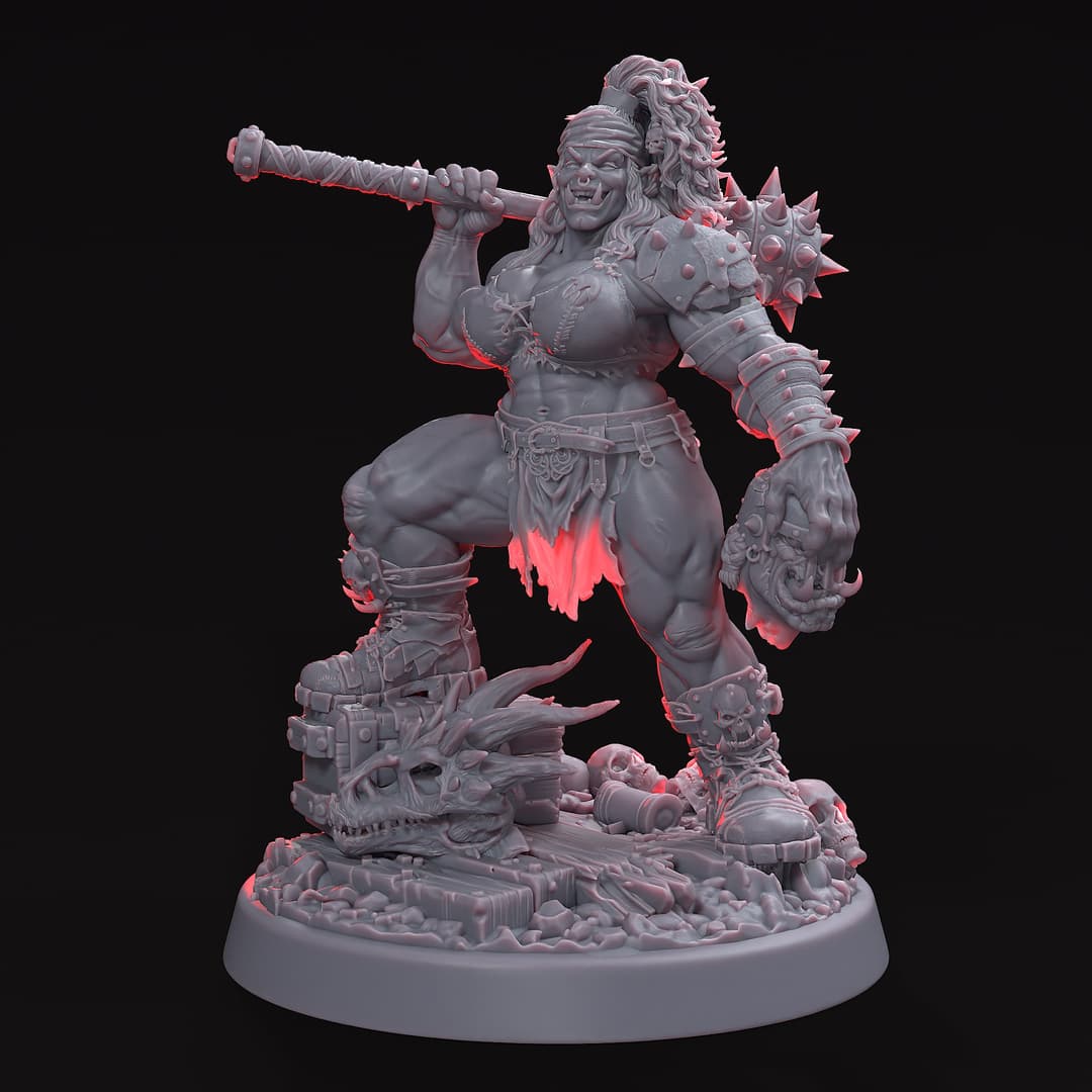 GrimSpoil — Big Bertha, 40mm Ork Warrior