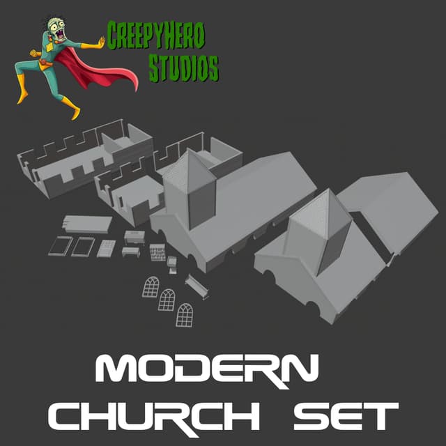 Small Town Church (Modern)