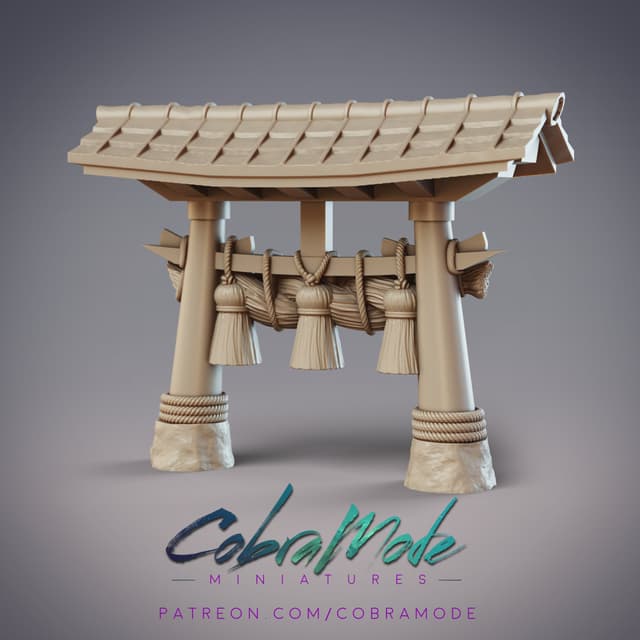 Torii Gate Scatter Terrain (Pre-supported)