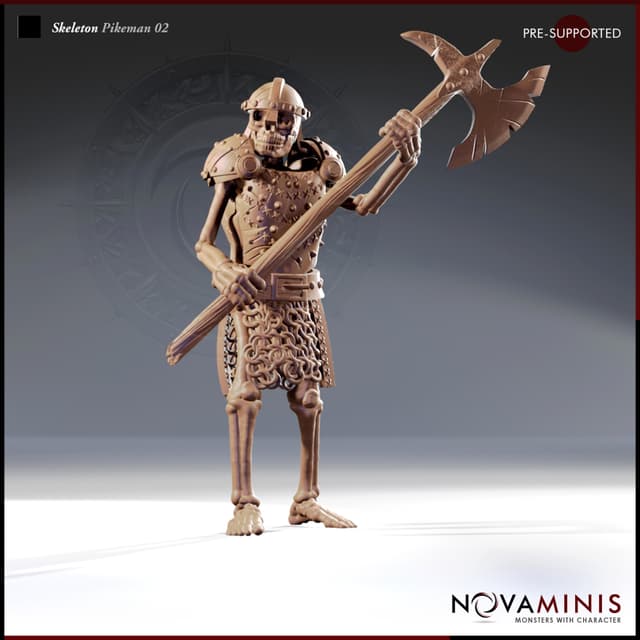 Skeleton Pikeman 02